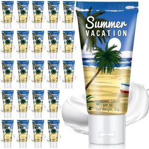 10 Travel Size Sunscreen Tubes SPF30